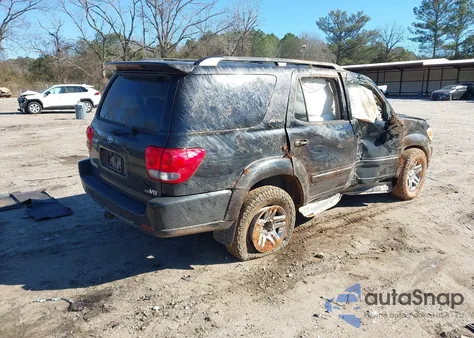 2006 Toyota Sequoia Limited V8 из США, поврежденный, VIN 5TDZT38A36S280824